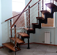 Модульні (наборні) сходи на висоту 2.5 м металеві