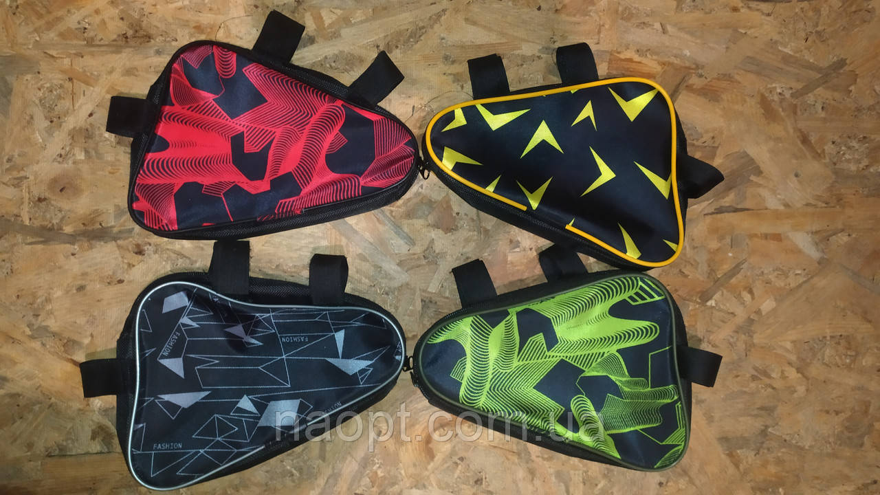 Сумка велосипед. Трикутна велика. Сумка для велосипеда. Велосипедна сумка. Велосумка., фото 1