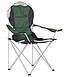 Складаний стілець Рибальський XXL з підлокітниками та підсклянником, алюм/зелений, TM AMF, фото 2