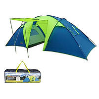 Палатка 6ти местная двухслойная для туризма Green Camp 1002