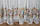 Шифонова тюль (гардина) з квітковим малюнком в спальню вітальню зал Тюль на метраж або з пошиттям, фото 3