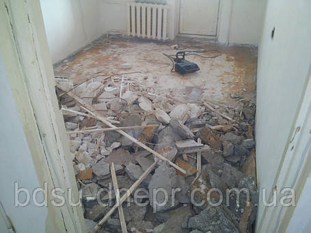 Демонтаж підлоги у Дніпрі, фото 2