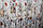 Шифонова тюль (гардина) з квітковим малюнком в спальню вітальню зал Тюль шифон на метраж або з пошиттям, фото 3