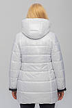 Біла куртка жіноча демісезонна Мартіна в розмірах 46-60, фото 9