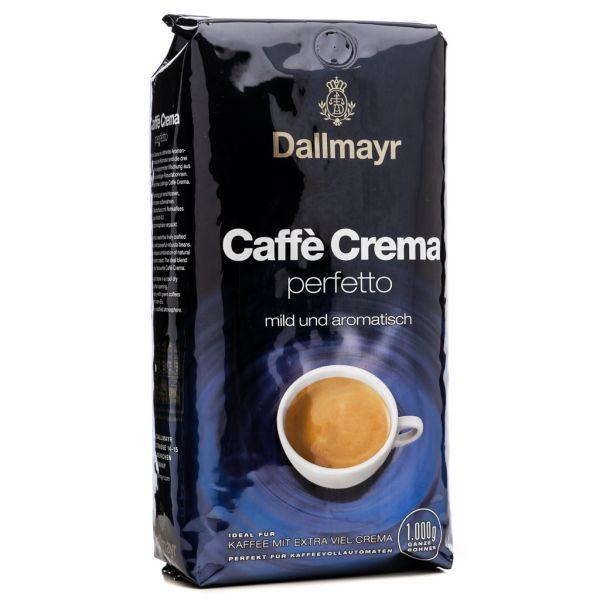 Кава в зернах Dallmayr Caffe Crema perfetto 1 кг Німеччина 90/10