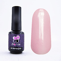Гель -лак №17 UV Gel-Lacguer SOFIA 8.6 мл США (блідий пурпурно-рожевий)