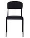 Офісний простий стілець зі спинкою штабельований для персоналу, відвідувачів Майстер чорний А-2 TM AMF, фото 3