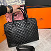 Чоловічий шкіряний портфель Louis Vuitton, фото 2