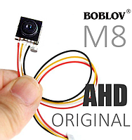 Відеокамера AHD 720p мініатюрна безкорпусна зі звуком 8х8 мм BOBLOV M8, 1200 ТВЛ, для DVR
