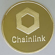 Монета сувенірна Chainlink Колір: золото.