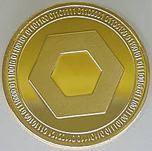 Монета сувенірна Chainlink Колір: золото., фото 4
