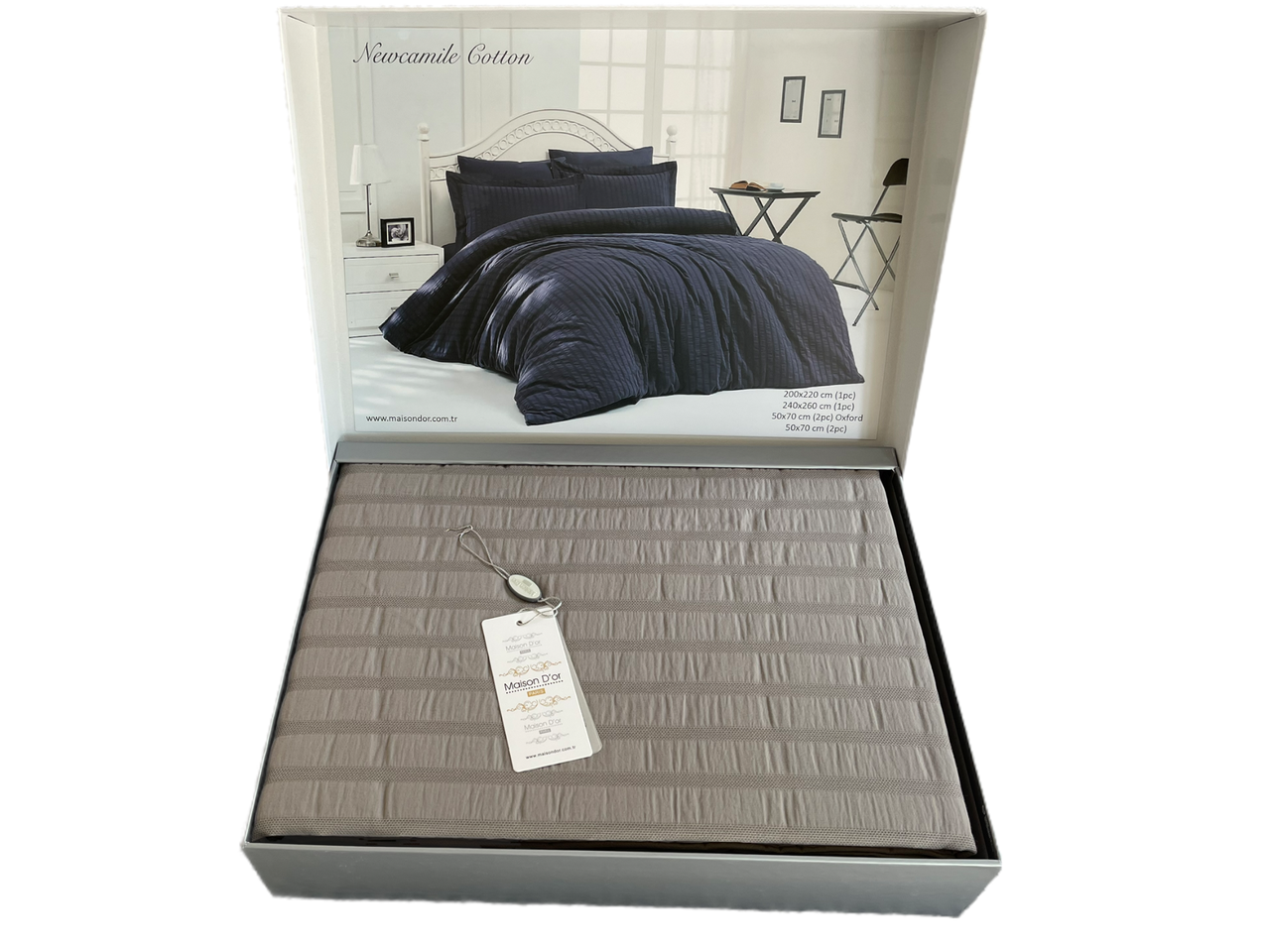 Постільна білизна Maison d'or New Camile Cotton L. Grey Сірий
