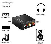 Преобразователь SPDIF в RCA тюльпаны стерео декодер конвертор