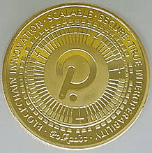Монета сувенірна Polkadot. Колір: золото.