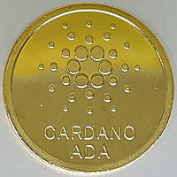 Монета сувенирная Cardano (ADA). Цвет: золото.