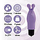 Кліторальний міні-вібратор на палець Magic Finger Vibrator FeelzToys Purple, фото 4