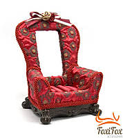 Подставка для украшений с зеркальцем элегантное кресло