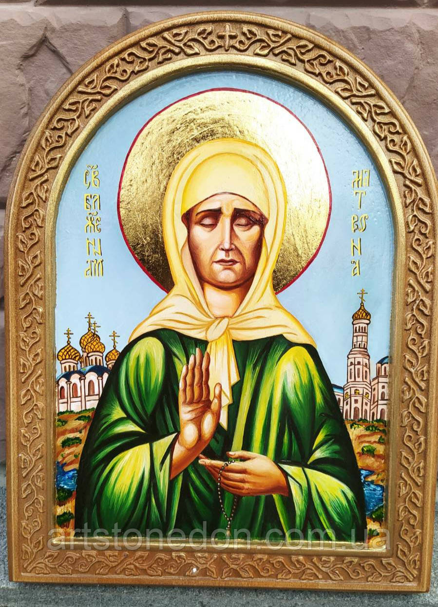 Ікона писана на дошці Свята Матрона, фото 1