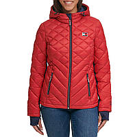 Куртка женская Tommy Hilfiger Womens Packable Hooded Puffer Jacket 1506135 Red M