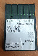 Голки Groz-bekkert 134-135 LR; DP 35 LR - 16/100 для пошиття виробів із шкіри
