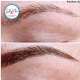 Водостійкий тінт для брів з потрійним аплікатором  RiRe Fork Eyebrow Tint #04 Gray Black, 2g, фото 4