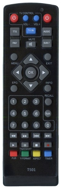 Пульт DVB-T2 Satcom T501