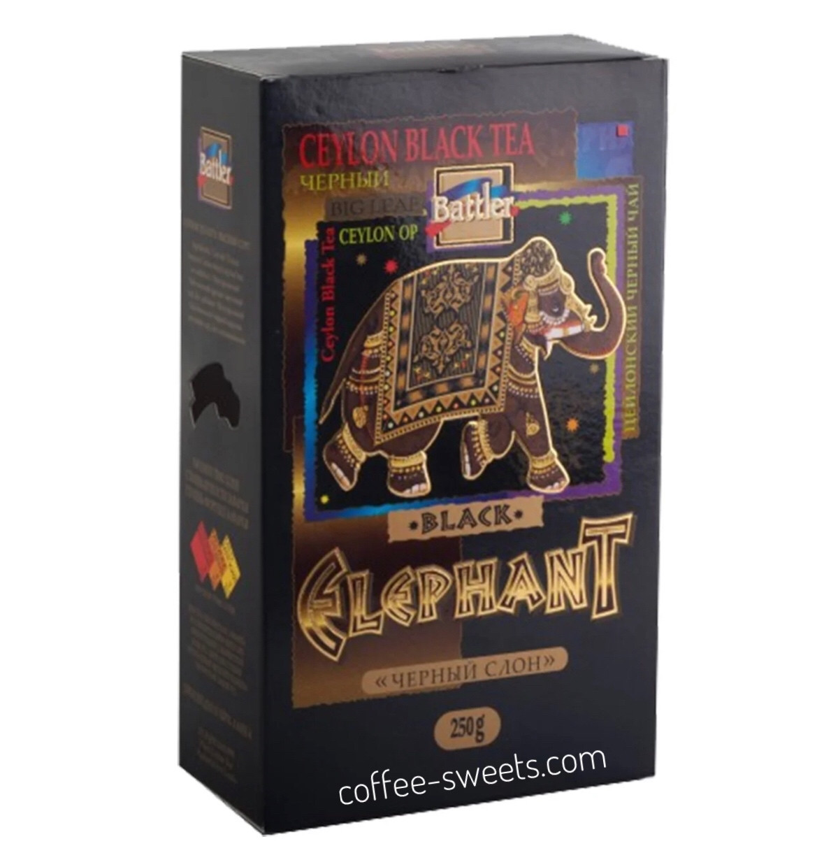 Чай Battler 250 г чорний "Elephant Black" (Чорний СЛОН)