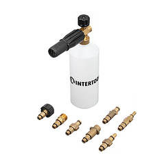 Насадка-піногенератор універсальна для мийок високого тиску, 1000 мл INTERTOOL DT-1536