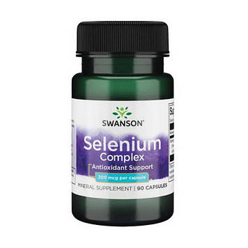 Селен Свансон / Swanson Selenium Complex 200 mcg (90 caps)