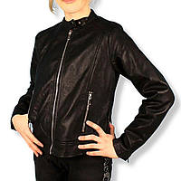 Куртка-косуха для дівчинки Серце чорна тм S&D розмір 14 років