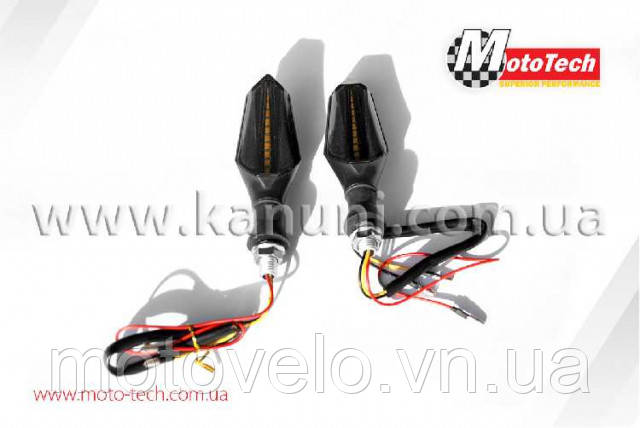 Повороти (пара) діодні LED D-138 YELLOW