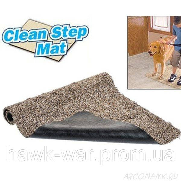 [ОПТ] Супер впитывающий придверный коврик для вытирания ног Clean Step Mat с абсорбирующими волокнами - фото 3 - id-p1584803499