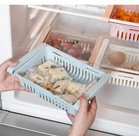 ОПТ Растягивающаяся подвесная стойка Strechable Hanging Storage Rack для хранения продуктов в холодильнике