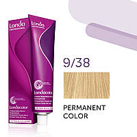 Краска для волос Londa Сolor Permanent Professional 9/38 очень светлый блонд золотисто-перламутровый