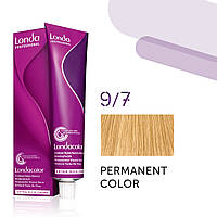 Фарба для волосся Londa Color Permanent Professional 9/7 дуже світлий блонд коричневий