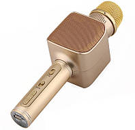 Беспроводной портативный Bluetooth микрофон для караоке 2 в 1 YS-68 с колонкой с мембраной низких частот ОПТ