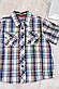 Сорочка літня для хлопчика в карту 2 роки, фото 2