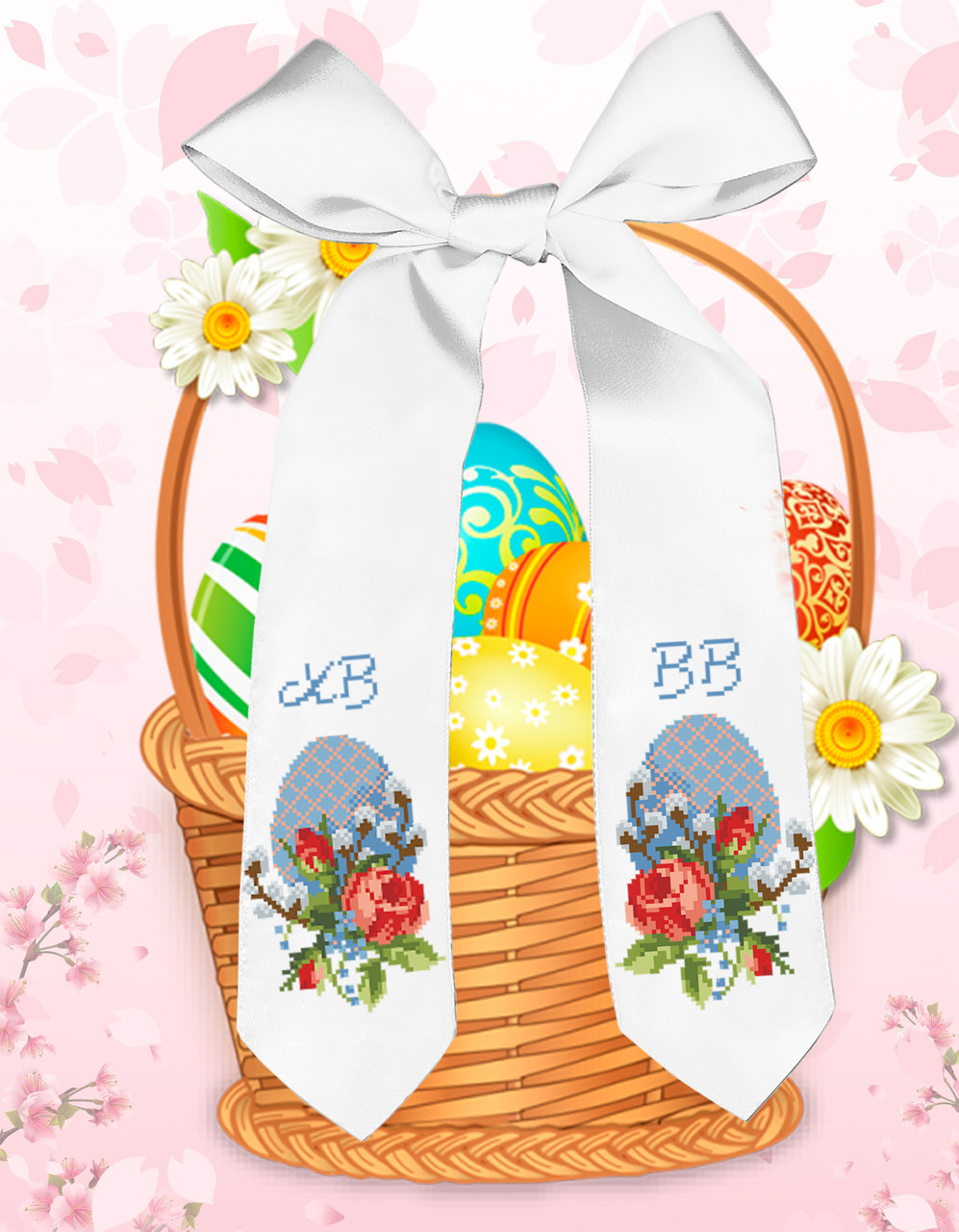 Бант великодній №094