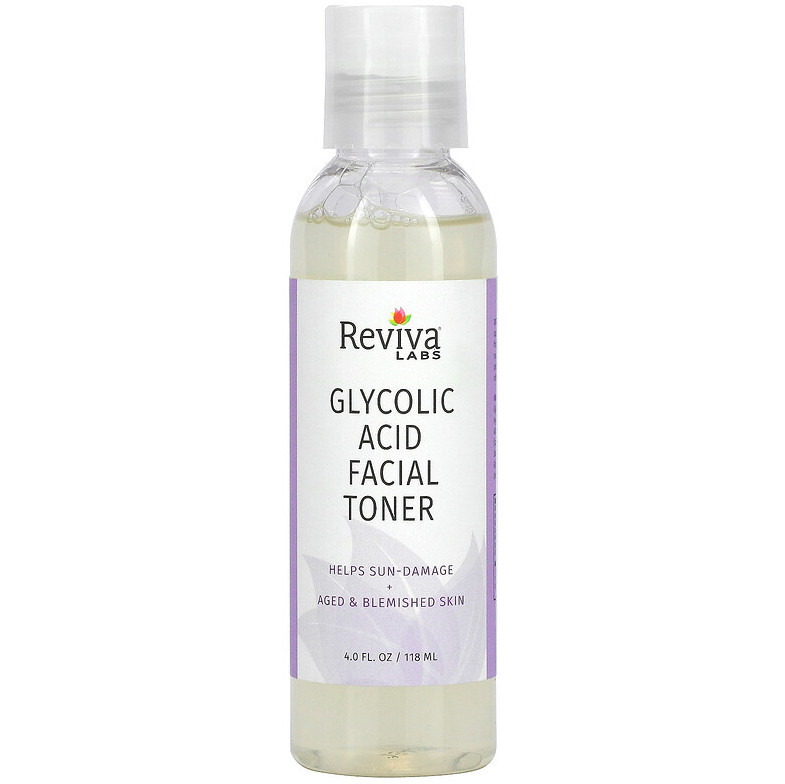 Тонік для обличчя Reviva Labs "Glycolic Acid Facial Toner" з гліколевою кислотою (118 мл)