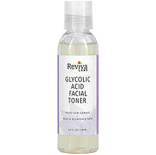 Тонік для обличчя Reviva Labs "Glycolic Acid Facial Toner" з гліколевою кислотою (118 мл)