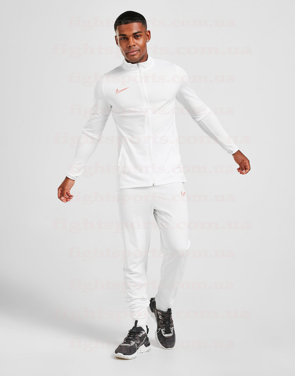 Мужской Спортивный Костюм NIKE (кофта и Штаны НАЙК) Белый ИНДОНЕЗИЯ "В ...
