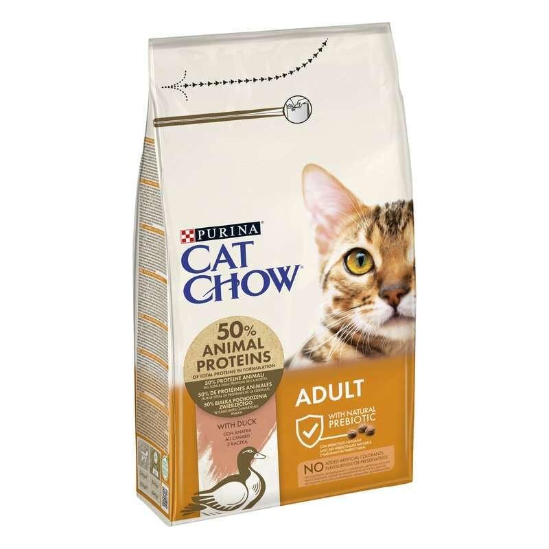 Сухий корм для котів PURINA CAT CHOW Adult (Пурина Кет Чау з качкою) 15 кг