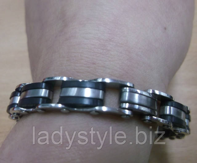 Стильный мужской браслет "Плейбой" от студии LadyStyle.Biz мужской браслет купить украшения подарок мужчине украшения мужские перстень печатка