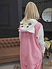 Кігурумі костюм піжама з флісу Кішка Хелоу Кітті Hello Kitty (розміри на зріст від 155 до 180 см) рожева, фото 3