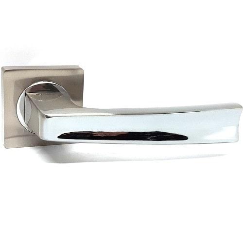 Дверні ручки KEDR HRoz-06.140-AL-SN/CP, фото 1