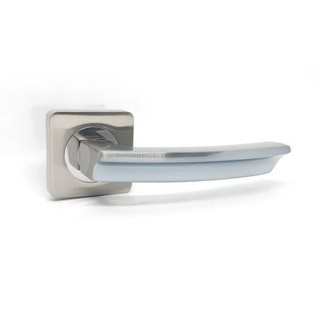 Дверні ручки KEDR HRoz-06.593-AL-SN/CP, фото 1