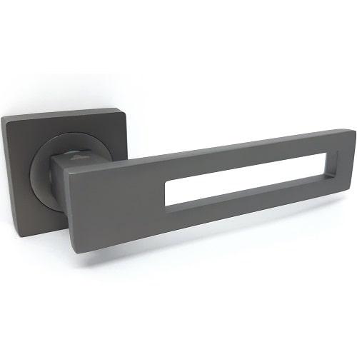 Дверна ручка NEW KEDR R08.084-AL-Grafit, фото 1