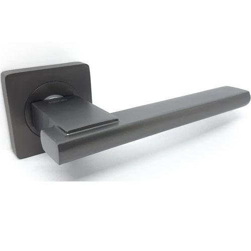 Дверна ручка NEW KEDR R08.142-AL-Grafit, фото 1