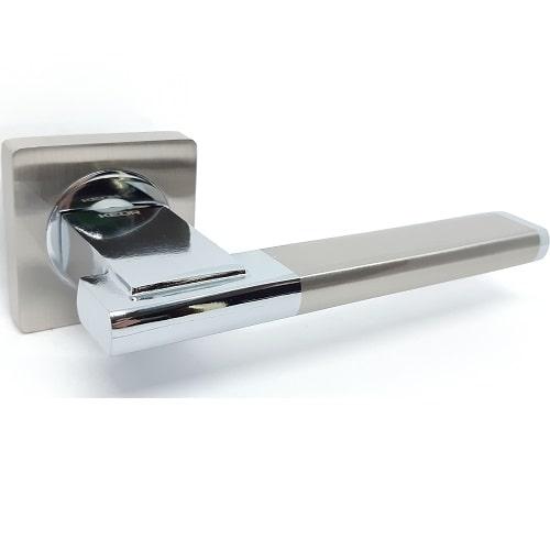 Дверна ручка NEW KEDR R08.142-AL-SN/CP, фото 1