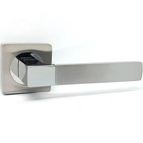 Дверні ручки KEDR HRoz-06.081-AL-SN/CP, фото 1